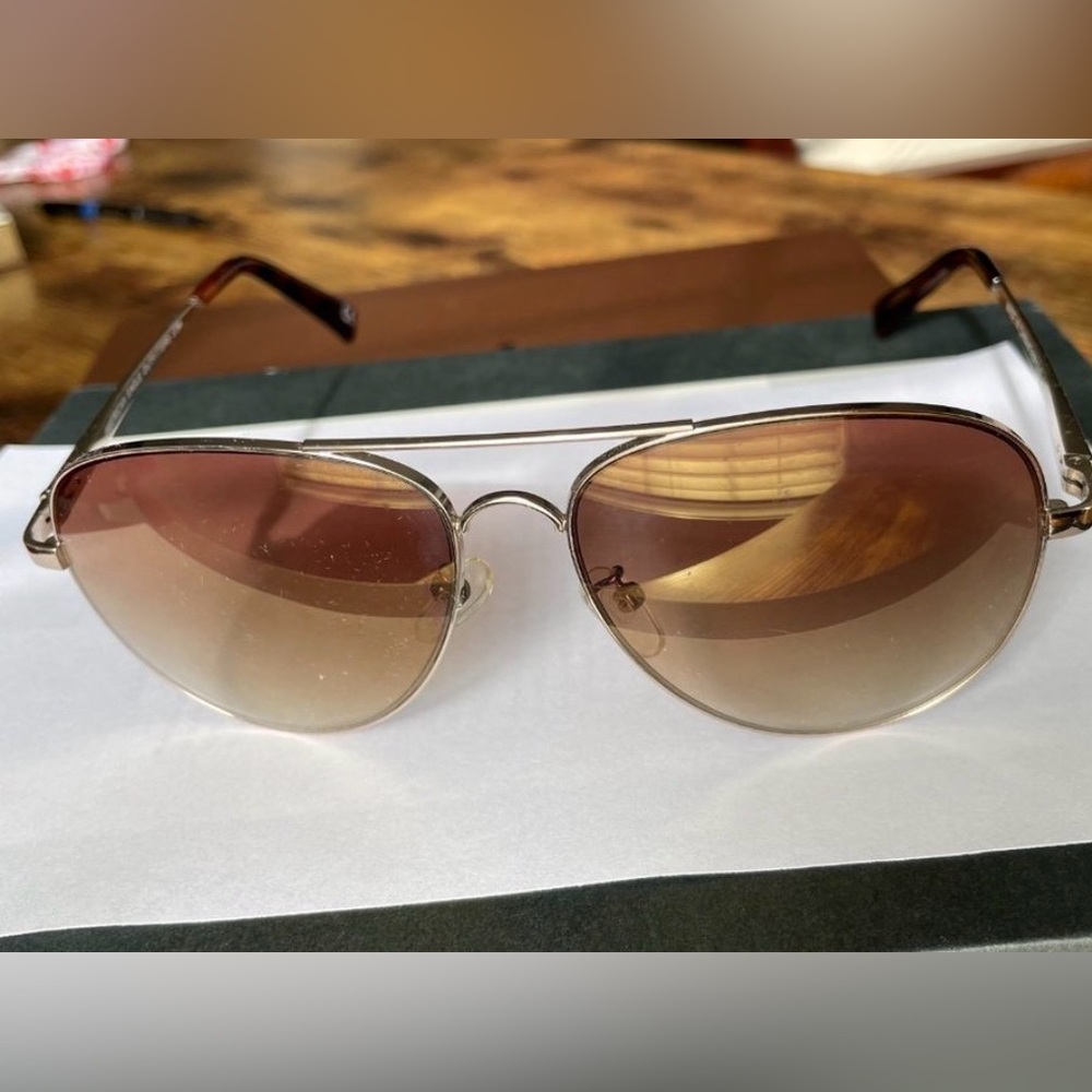 American Eagle Aviator Sunglasses | Brown Lens | Unisex